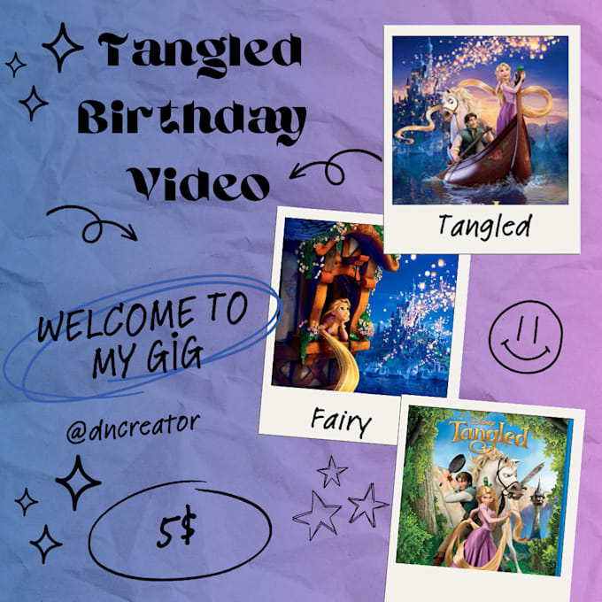 make disney happy birthday wishing video