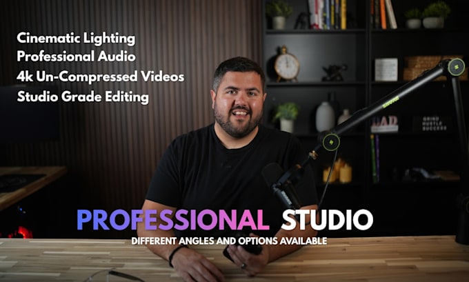 do a podcast style ad or clip for social media