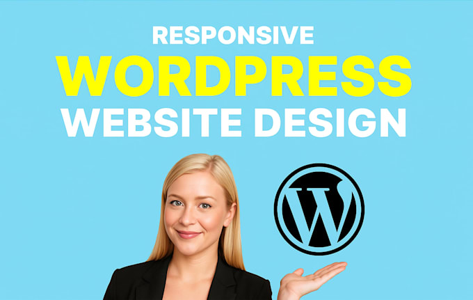 build responsive wordpress website design for your company