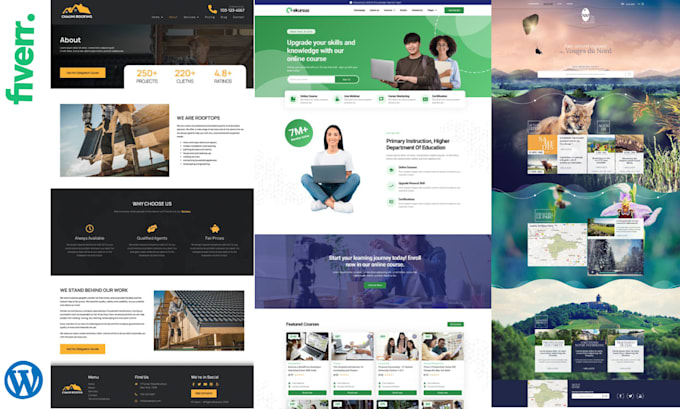 build responsive wordpress website design for your company