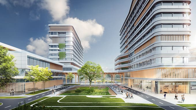 design and render commercial or residential buildings as an architect