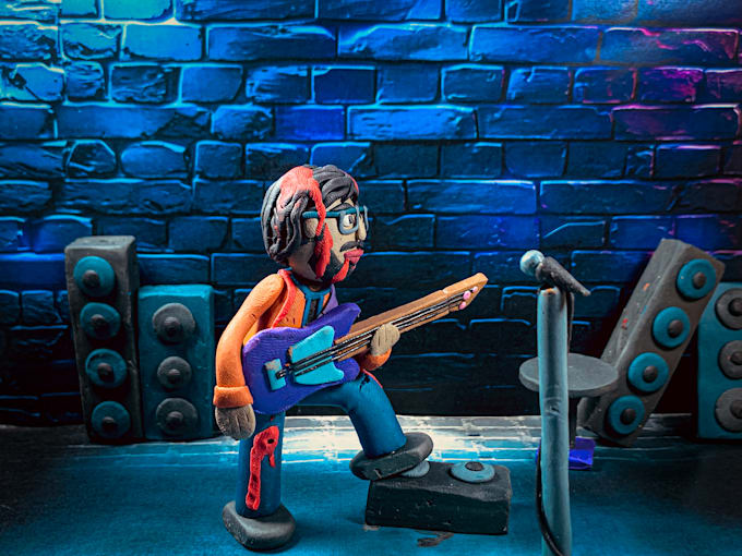 create stop motion, claymation animation
