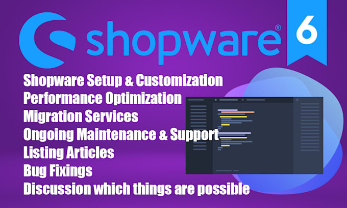 provide shopware support and consulting