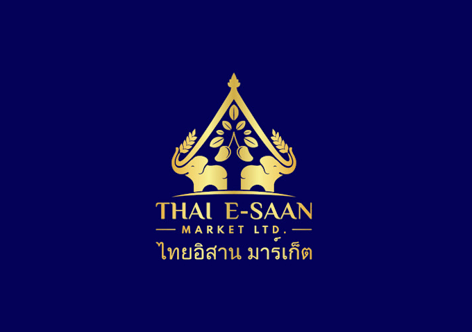 design authentic thai foods market logo design