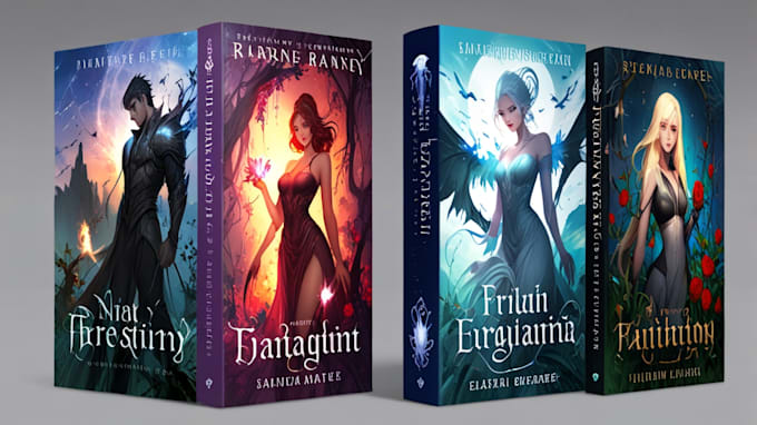 design fantasy, romance and sci fi book covers