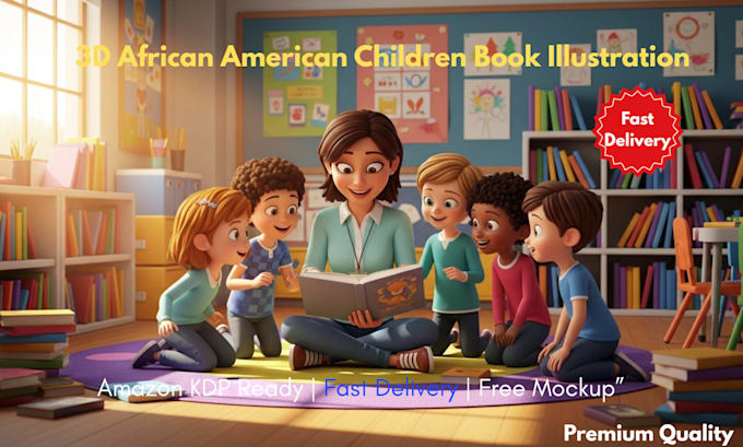 draw children book illustration, picture book illustration, book cover