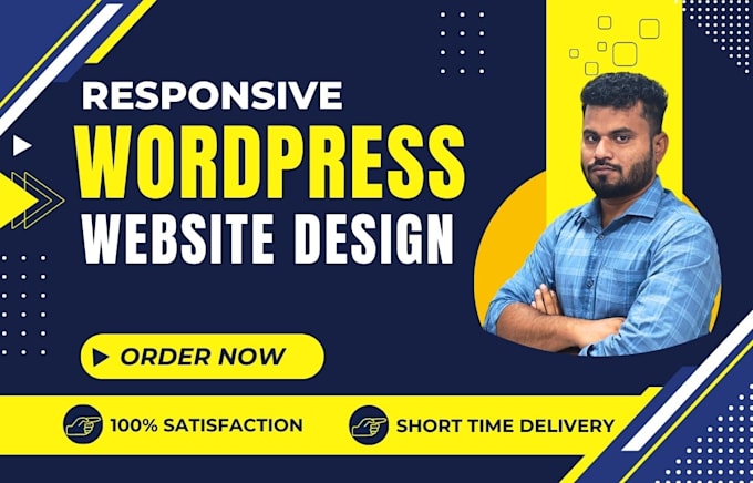 build responsive wordpress website design with elementor pro