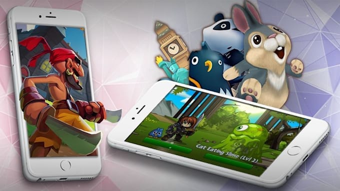 do  2d and 3d games for android ,web unity