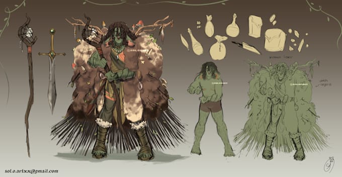 do a character sheet of your character