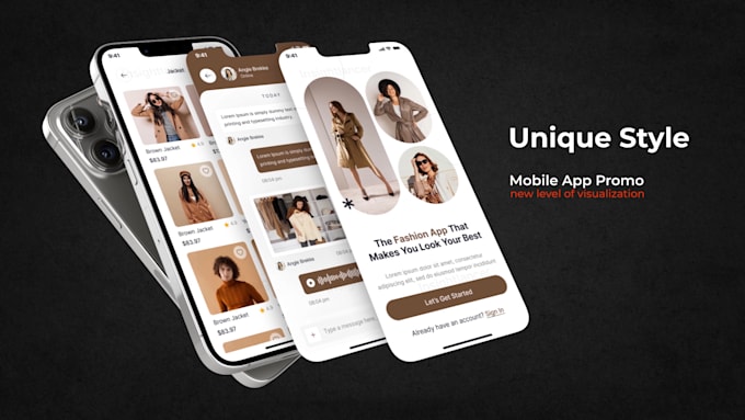 create app promo, app explainer, app demo for ios and android