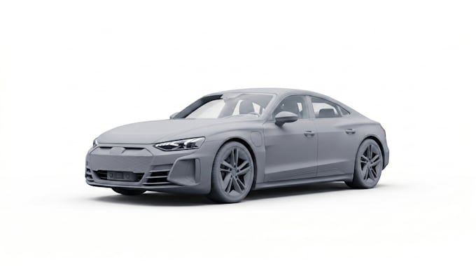 do 3d car modeling, 3d car, police car, rc car, blender car for 3d printing