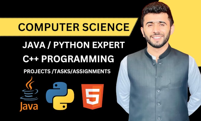 Do computer science java , python , cpp programming task and projects ...