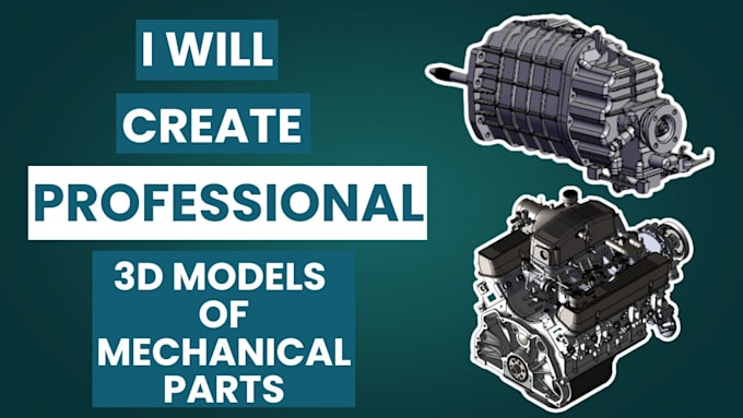 create professional 3d models of mechanical parts using solidworks and autocad