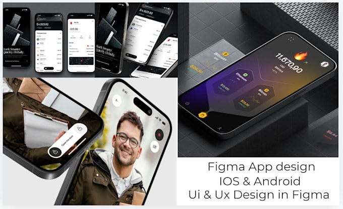 Do ui ux design, app design for mobile,desktop, android,ios by Sketch ...