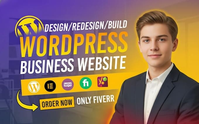 build wordpress business website design redesign website development
