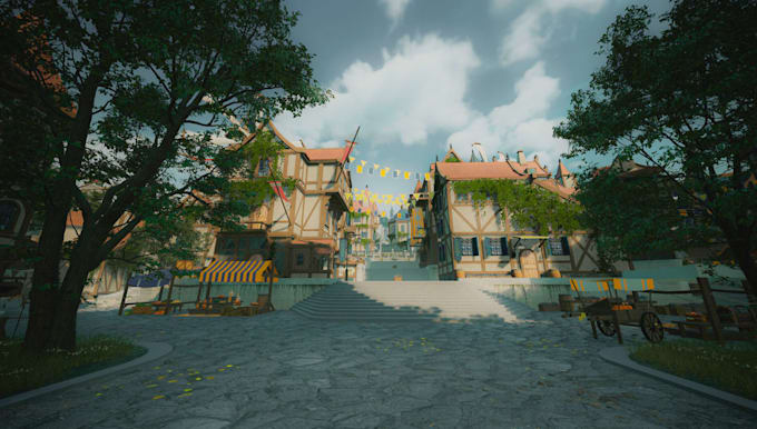 unreal engine 5 stylized game environment fantasy environment unity game levels