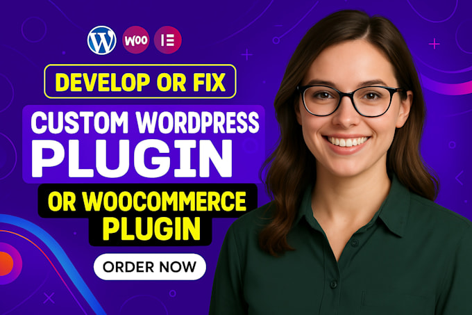 develop or fix custom wordpress plugin or woocommerce plugin