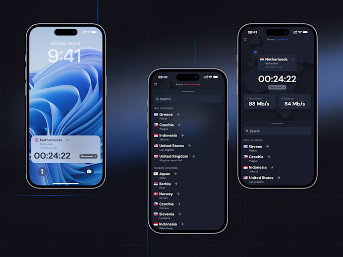 develop profitable vpn website, vpn app with secure admin panel for businesses