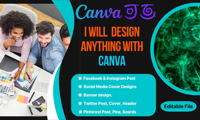 Design anything editable canva template for social media by Sumonpgcb ...