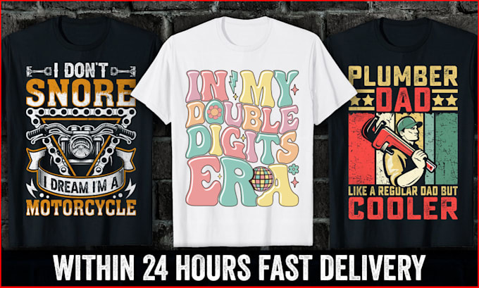 do any custom t shirt design within 24 hours