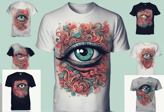 do an eye catching typography tshirt design