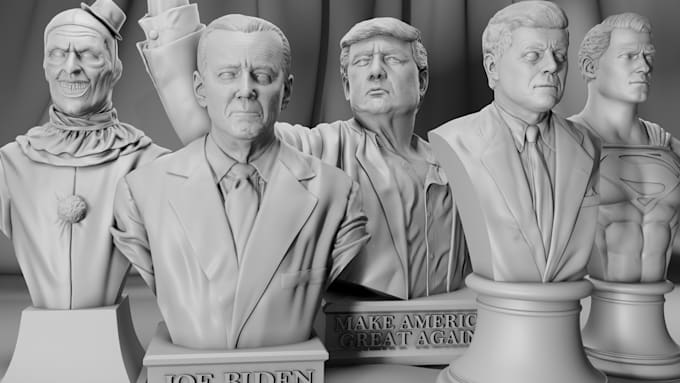 make 3d model,character,figurine for 3d printing