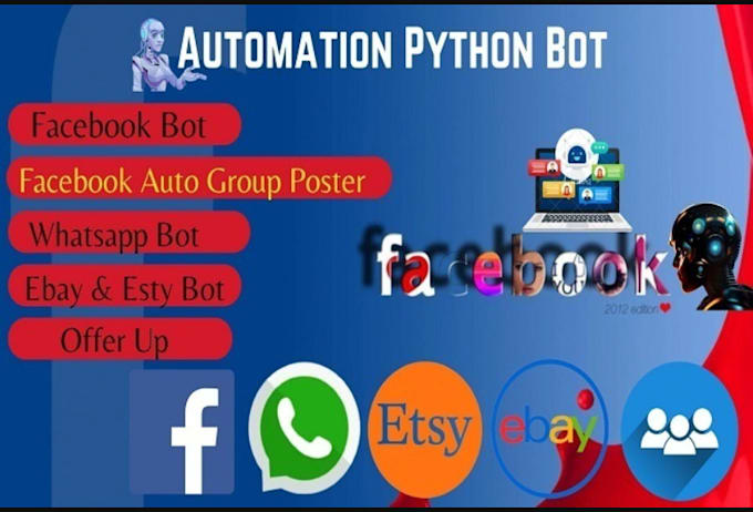 build automated amazon bot, ebay, etsy, shopify bot