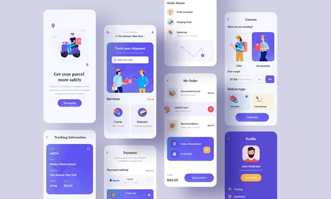 develop courier delivery app, parcel delivery app, delivery boy app
