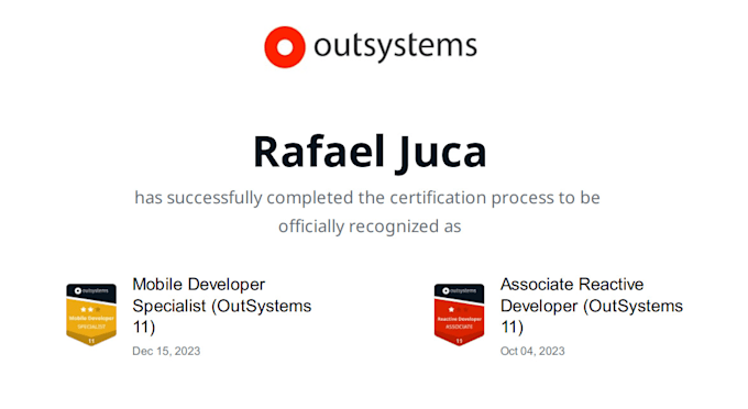 develop web and mobile applications using outsystems