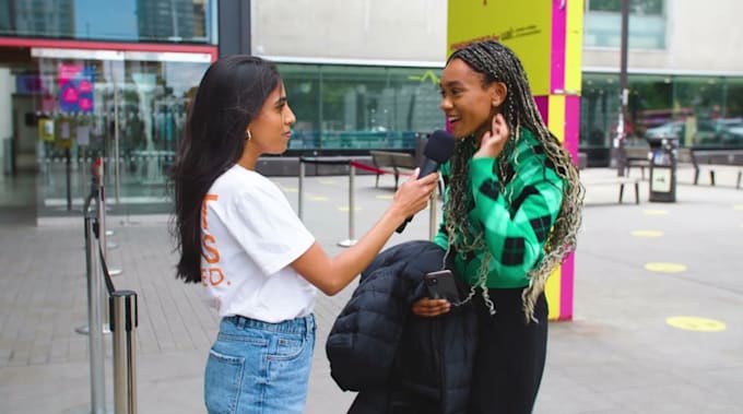 Conduct ugc street interview video ads, street interview with multiple ...