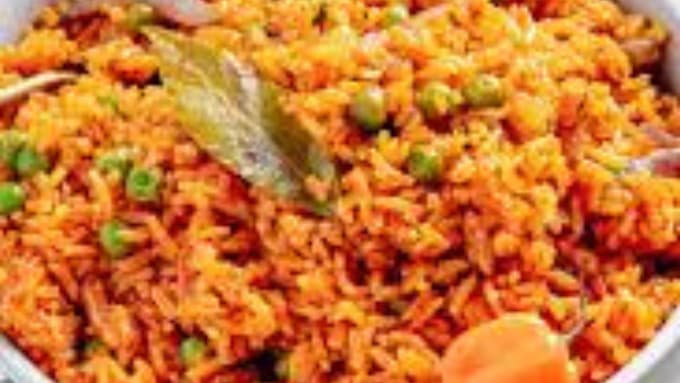 do jollof rice and salad