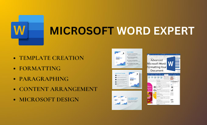 format, style and design your microsoft word document