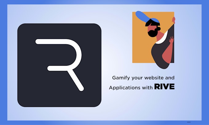 create interactive rive animations for website or app