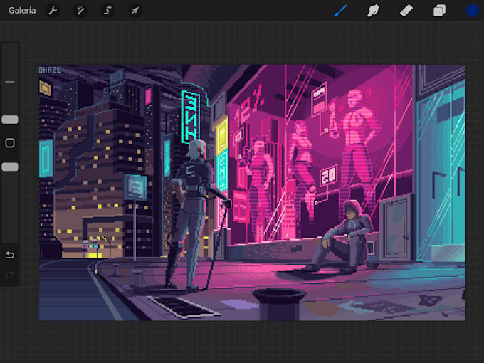 design unique pixel art animations in 8 bit and 16 bit style