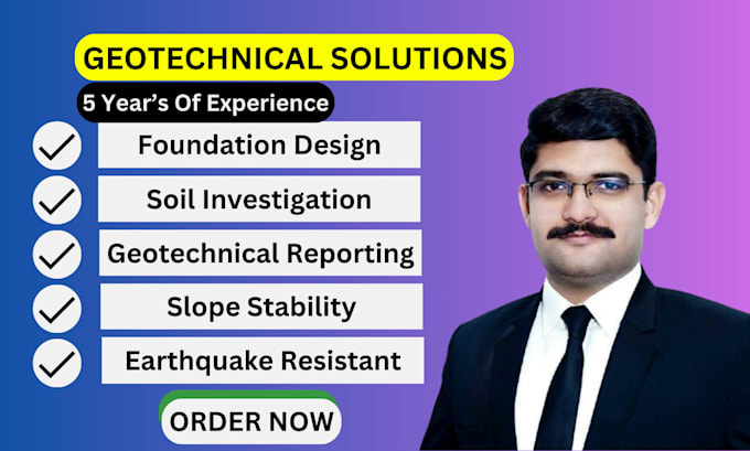 be your geotechnical and transportation engineer