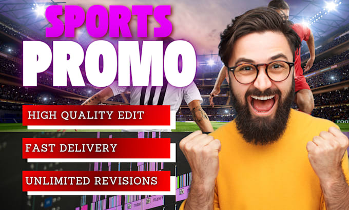 edit sports promo, commercial video for MMA, golf, or any sports