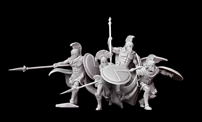 sculpt high quality 3d  model, sculpture, 3d character for 3d printing