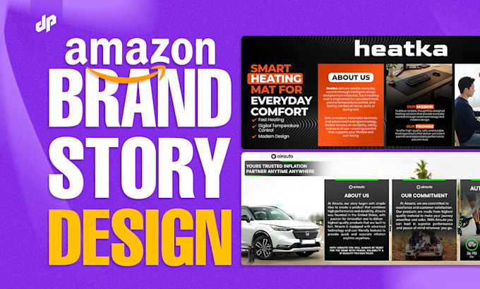 design a professional amazon brand story for better sales