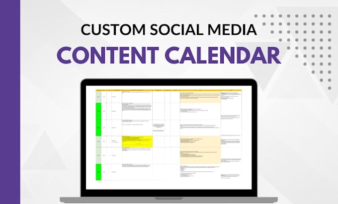 create a social media content calendar for your brand
