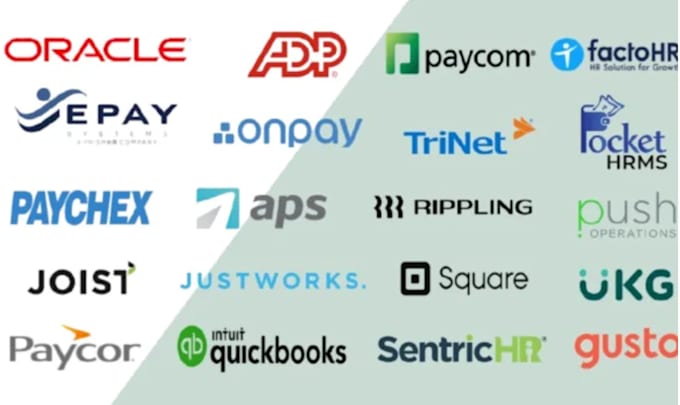 process US payroll using adp, gusto, namely, workday and other payroll software
