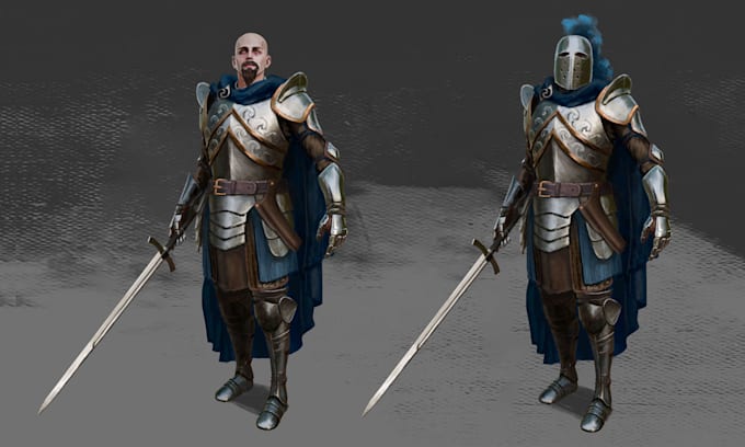 create character concept art or illustration for you