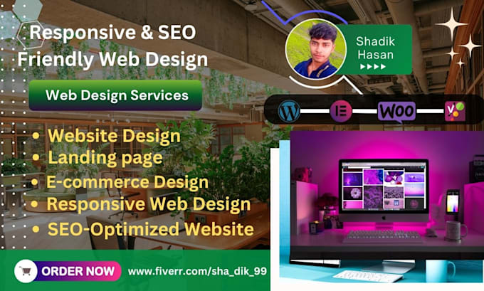 responsive, SEO optimized web design services for businesses