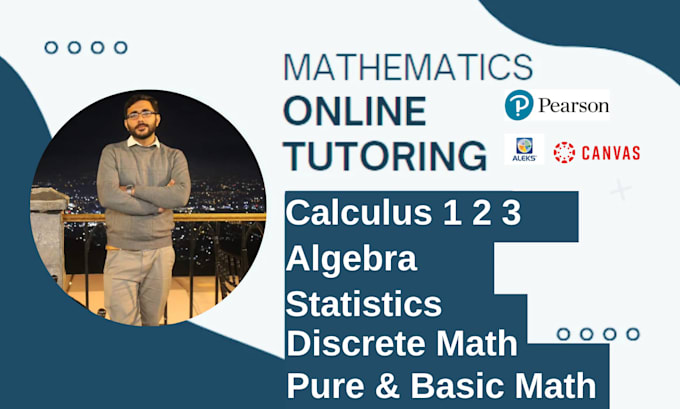 be your online math calculus algebra statistics discrete math trigonometry tutor