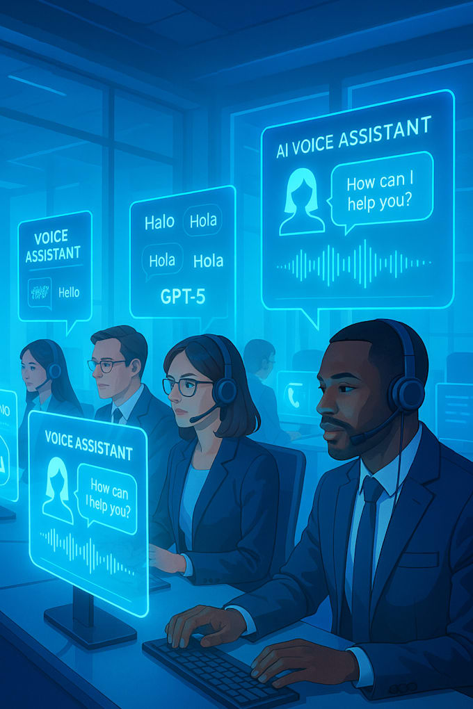 do gpt5 ai voice agent,multilingual call automation system and customer outreach