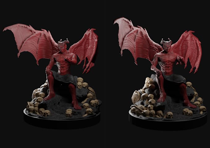 sculpt 3d model for 3d printing and rendering