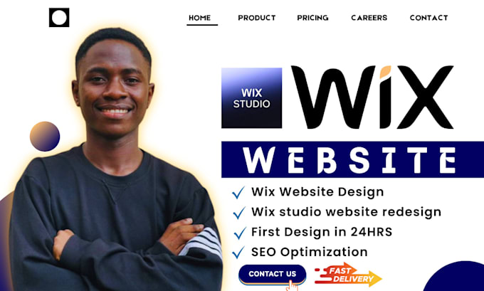 design or redesign wix website and wix editor x website