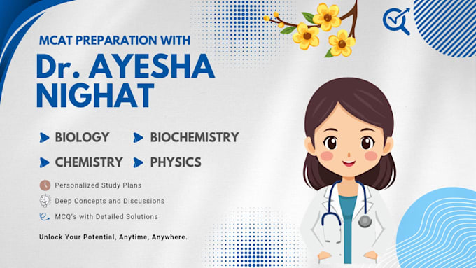 be your mcat tutor for physics, chemistry and biology