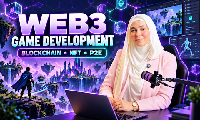 develop a web3 blockchain nft or p2e game