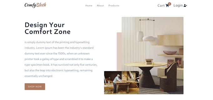 create an ecommerce website with react