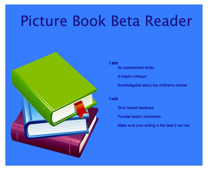 beta read and comment on your picture book